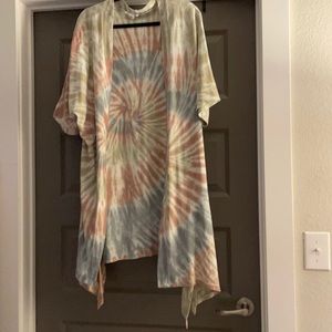 Tie dye kimono